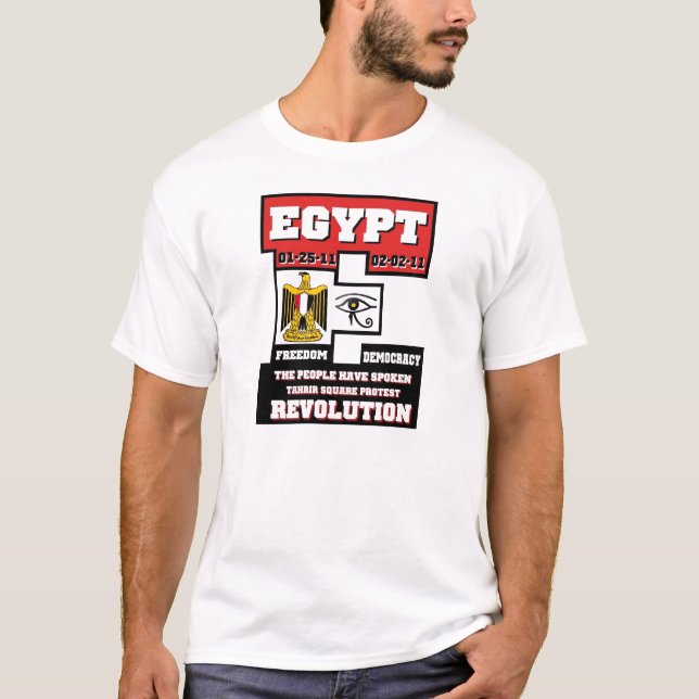 Egyptenrevolution Tee Shirt (Framsida)