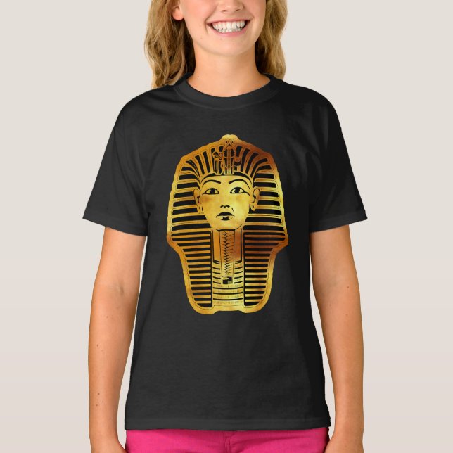 Egyptens Golden Tutankhamun-mask T Shirt (Framsida)