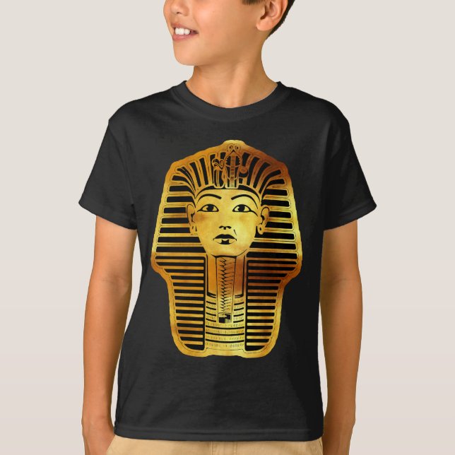 Egyptens Golden Tutankhamun-mask T Shirt (Framsida)