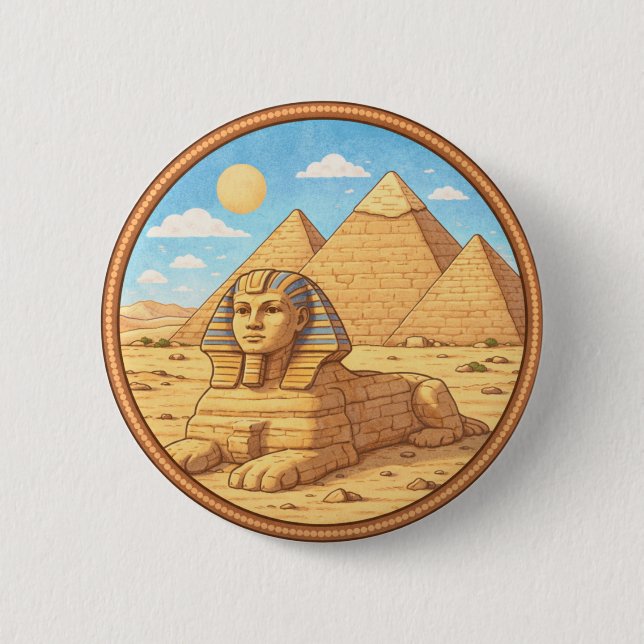 Egyptens Sfinx Knapp (Framsida)
