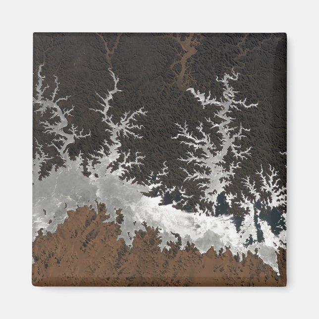 Egypten'Sjö Nasser Magnet (Framsidan)