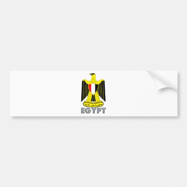Egyptenvapensköld Bildekal (Framsidan)