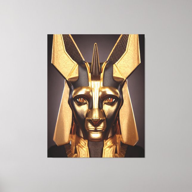 Egyptian Anubis Kanvastryck Kanvastryck (Framsida)
