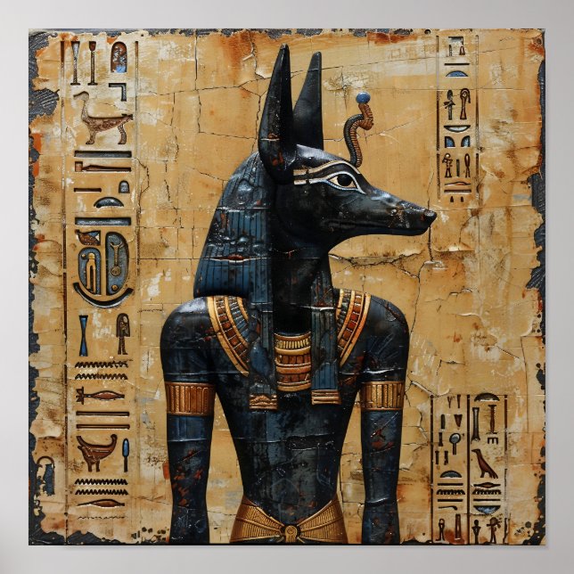 Egyptian Anubis Poster (Framsidan)