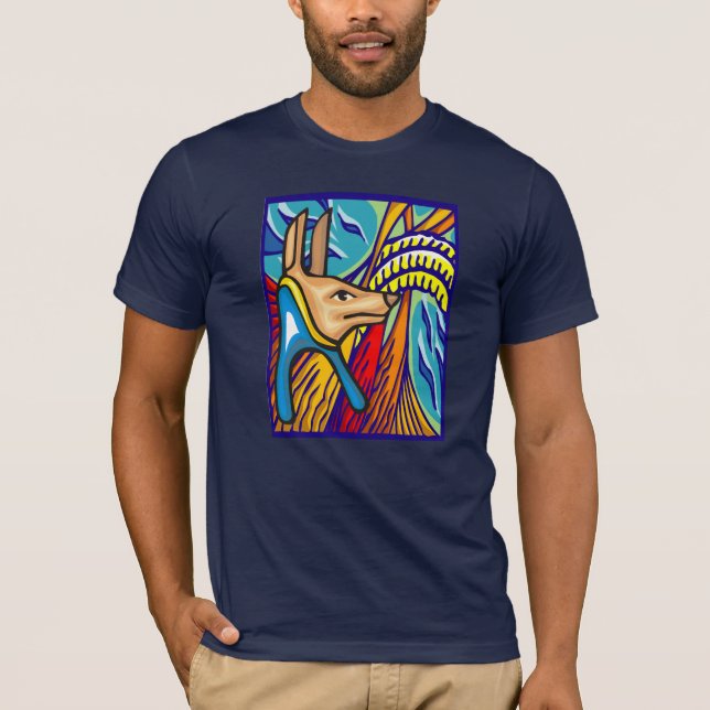 Egyptian Anubis T-Shirt (Framsida)