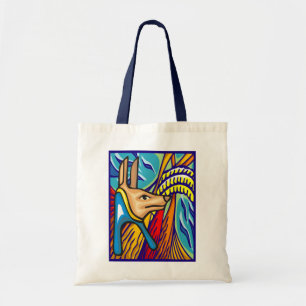 Egyptian Anubis Tote Bag Tygkasse
