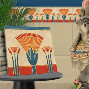 Egyptian Art Deco Gräns Kakelplatta