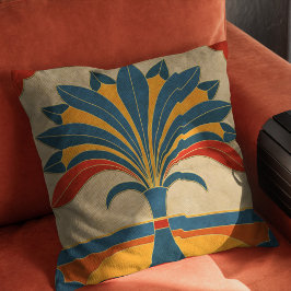 Egyptian Art Deco Gräns Kudde