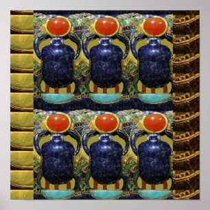 EGYPTIAN Art i COSMIC Energy and Spirit Connection Poster