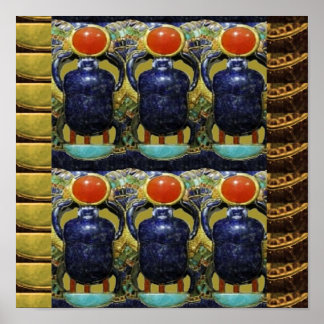 EGYPTIAN Art i COSMIC Energy and Spirit Connection Poster