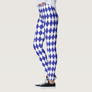 Egyptian Blue Harlequin Leggings