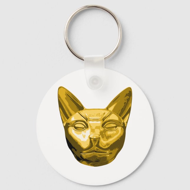 Egyptian Cat Bast Nyckelring (Framsida)