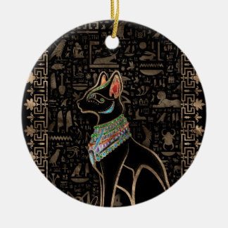 Egyptian Cat - Bastet Julgransprydnad Keramik
