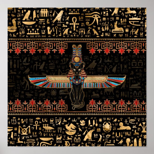 Egyptian Cat - Bastet Poster (Framsidan)