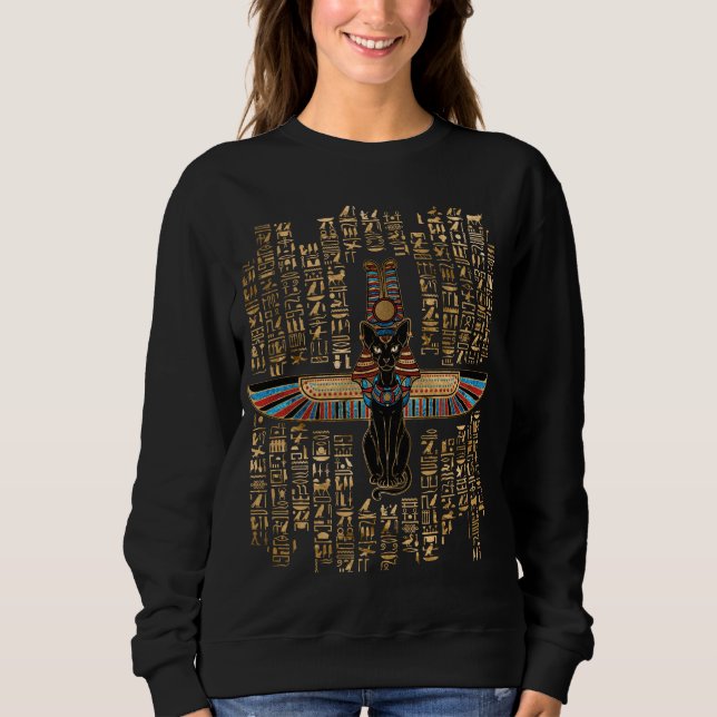 Egyptian Cat - Bastet T-Shirt (Framsida)