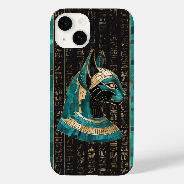 Egyptian Cat Goddess Bastet - Mosaic Art (Baksida)