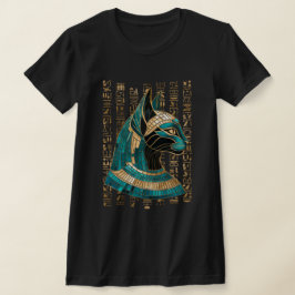 Egyptian Cat Goddess Bastet - Mosaic Art T Shirt