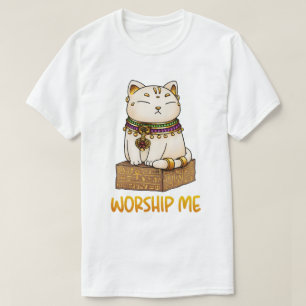 Egyptian Cat Gud Bastet Worship Me T Shirt