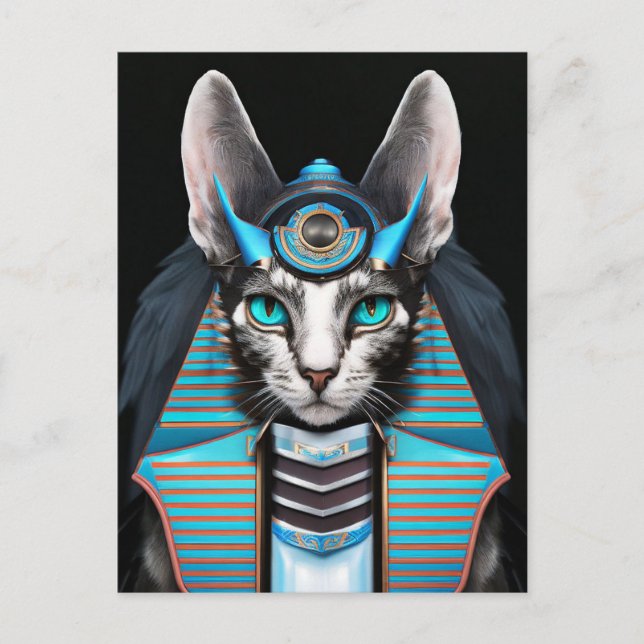 Egyptian cat vykort (Framsida)
