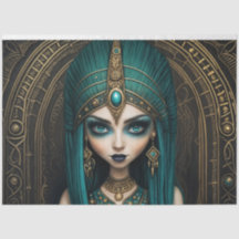 Egyptian Cleopatra Decoupage Papper