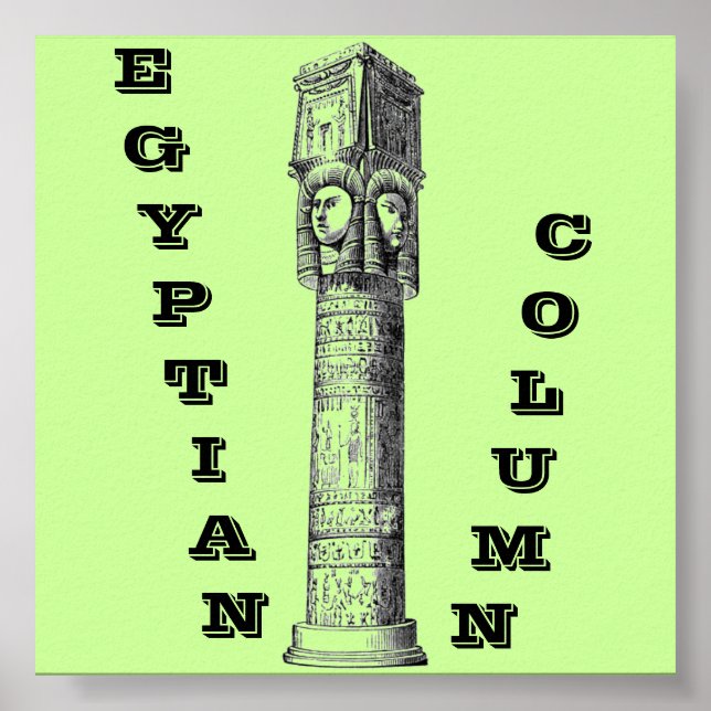 Egyptian Column Poster (Framsidan)