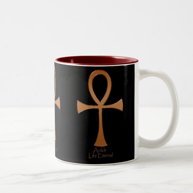 Egyptian Copper ANKH Drinking Mugg (Höger)