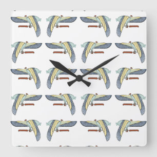 Egyptian Design #12 på Emporio Moffa Fyrkantig Klocka
