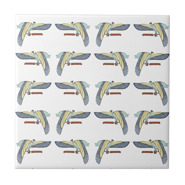 Egyptian Design #12 på Emporio Moffa Kakelplatta (Framsidan)