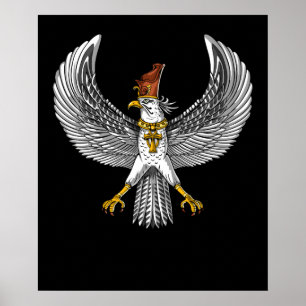 Egyptian Falcon Gud Horus Poster