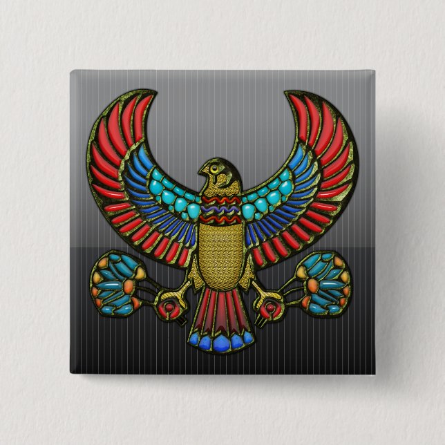 Egyptian Falcon Knapp (Framsida)
