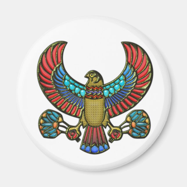 Egyptian Falcon Magnet (Framsidan)