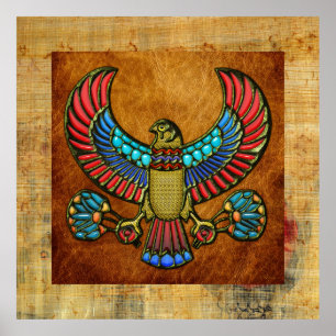 Egyptian Falcon Poster
