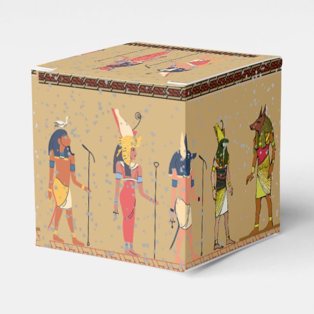Egyptian Favor bröllop box Presentaskar (Framsidan Sidan)