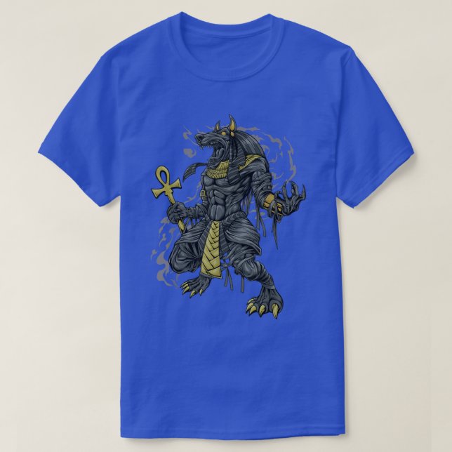 Egyptian god Anubis T-Shirt (Design framsida)
