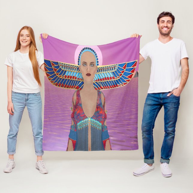 Egyptian Goddess Fleece Blanket (På plats)
