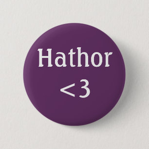 Egyptian Goddess - Hathor kärlek badge Knapp