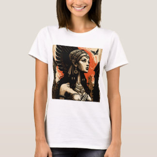 Egyptian goddess Isis in the city T Shirt