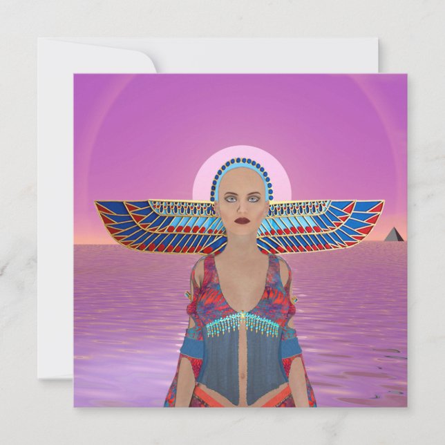 Egyptian Goddess Kort (Framsida)
