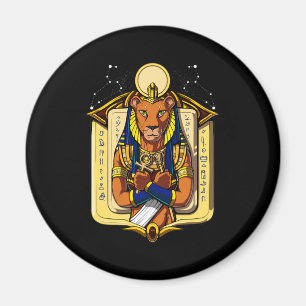 Egyptian Goddess Lioness Sekhmet Gud Bastet Magnet