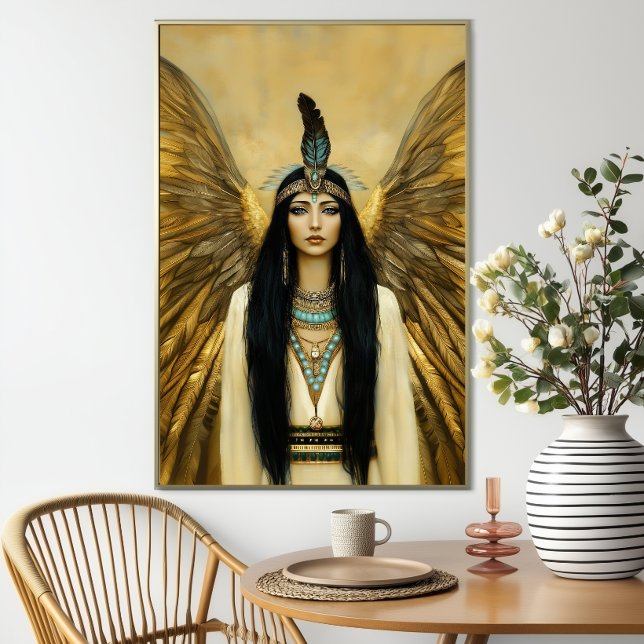 Egyptian Goddess Maat Fantasy Art Poster (Skapare uppladdad)