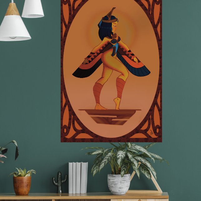 Egyptian Goddess MAAT Poster (Vardagsrum 1)
