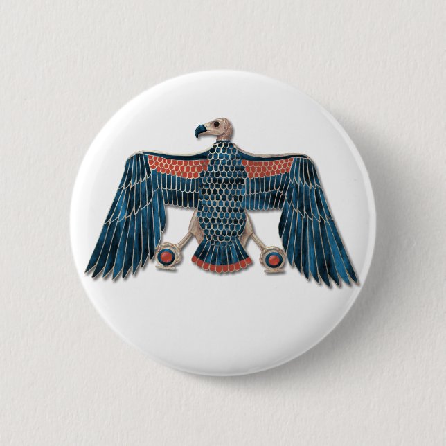Egyptian Goddess Nekhbet Pectory Knapp (Framsida)
