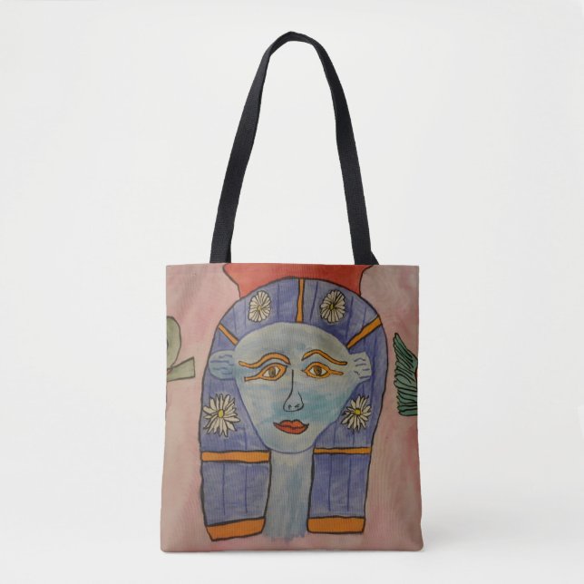 Egyptian Goddess Tote Bag Tygkasse (Framsida)