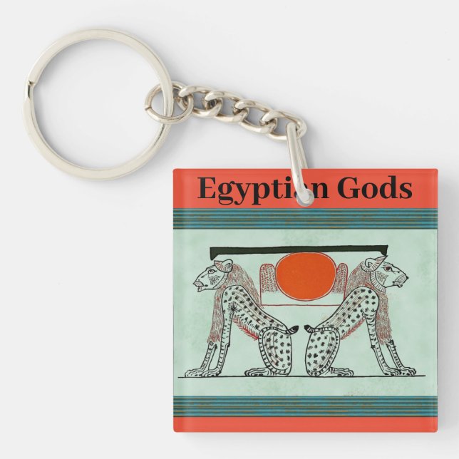 Egyptian Gods Acrylic Keychain (Framsidan)