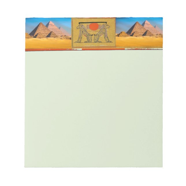 Egyptian Gods Anteckningsblock (Framsida)