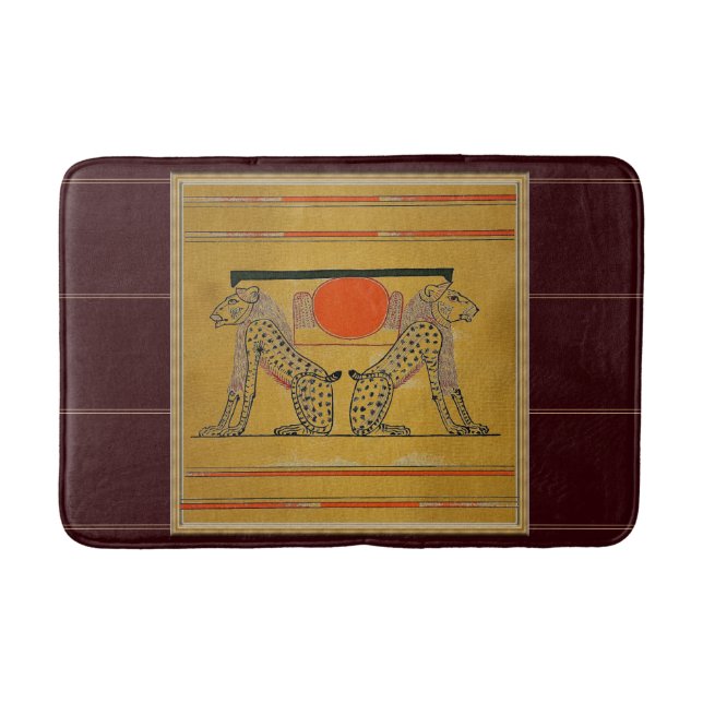 Egyptian Gods Bath Mat Badrumsmatta (Framsidan)