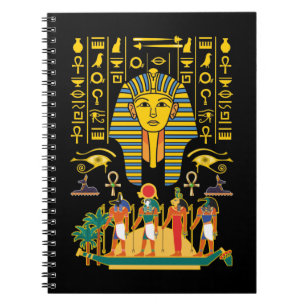 Egyptian Gods Egypten Pharaoh Gudom Anubis Horus Anteckningsbok