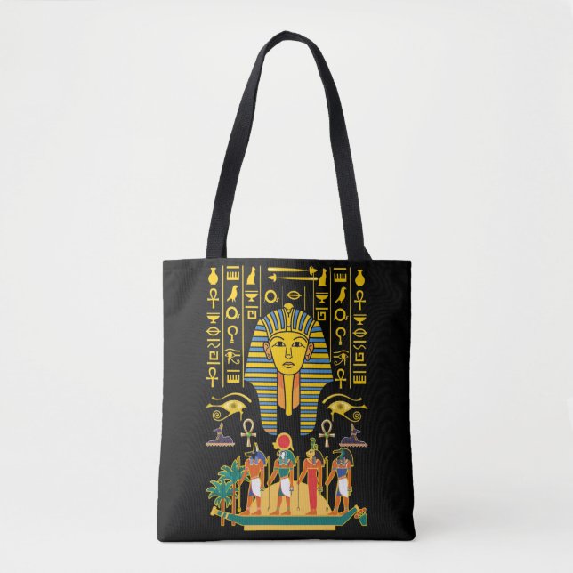 Egyptian Gods Egypten Pharaoh Gudom Anubis Horus Tygkasse (Framsida)