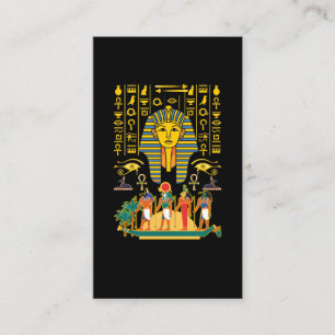 Egyptian Gods Egypten Pharaoh Gudom Anubis Horus Visitkort