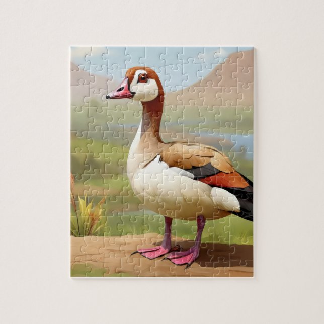 Egyptian Goose by water Pussel (Vertikal)